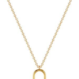 Handmade 18K Gold Padlock Necklace - Stylish, Personalized Jewelry for Women
